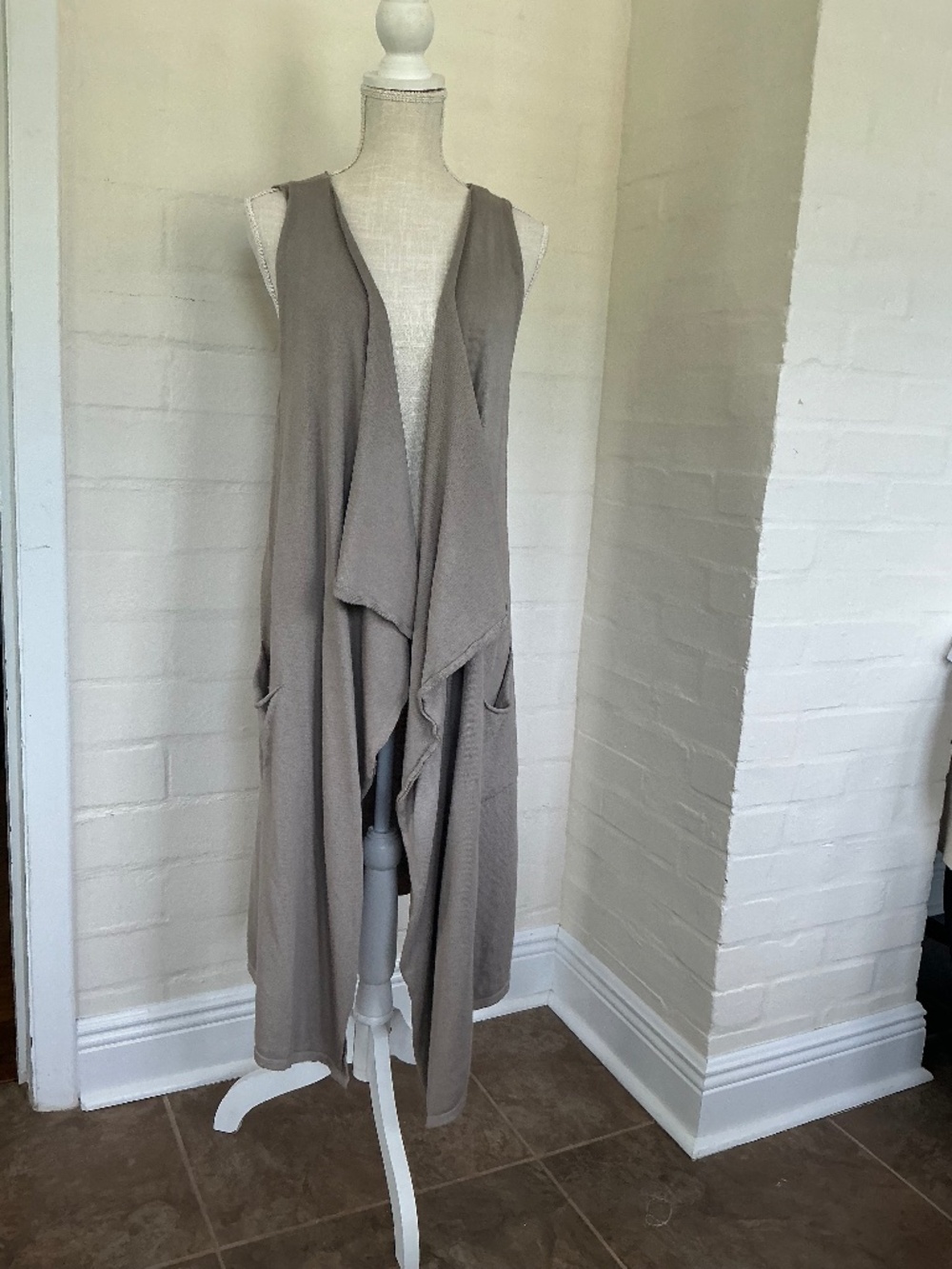 Italian Knit long vest